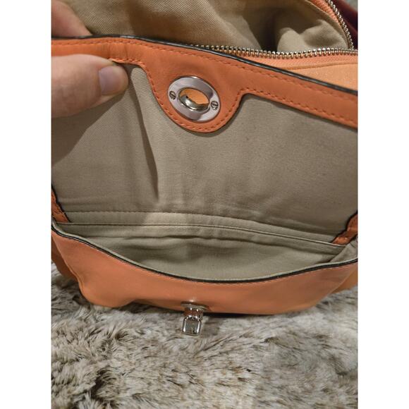 Coach Legacy Courtenay Hobo Bag Coral Sand Perforated Leather - Picture 4 of 11